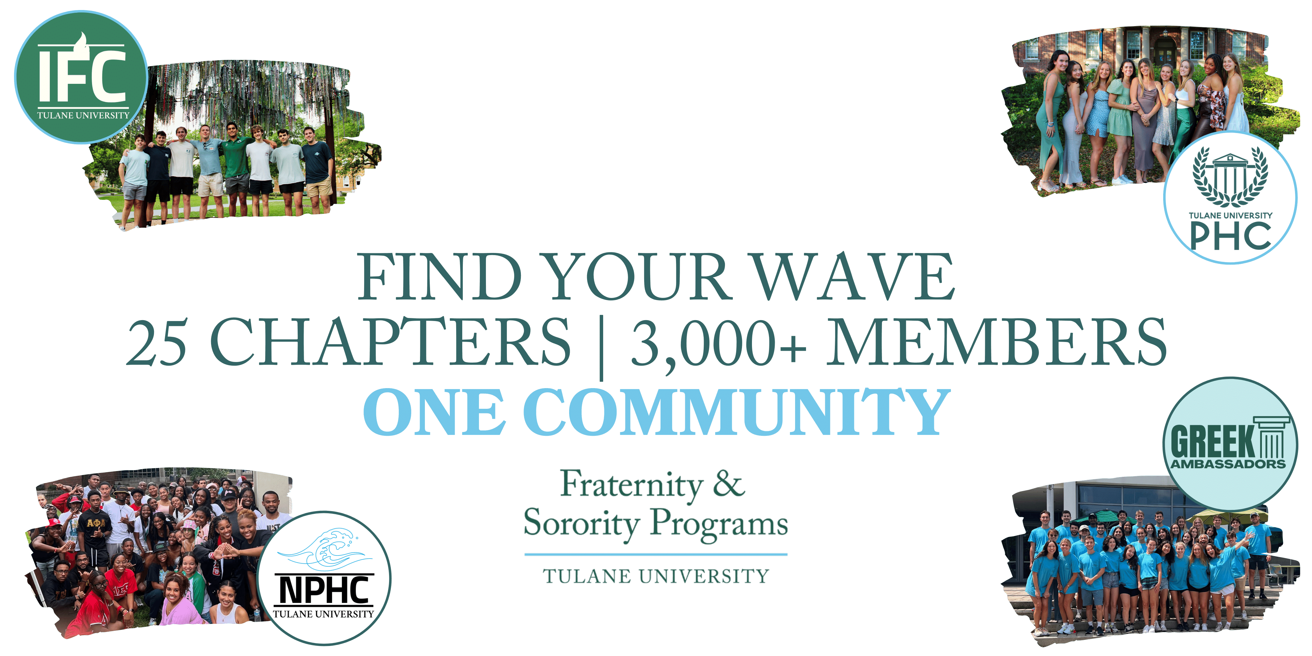 Find Your Wave with Tulane Fraternities & Sororities! tulane