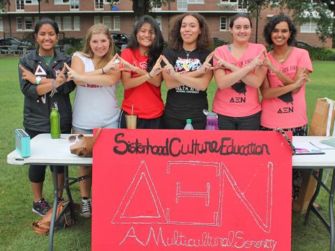Multicultural Greek Council members